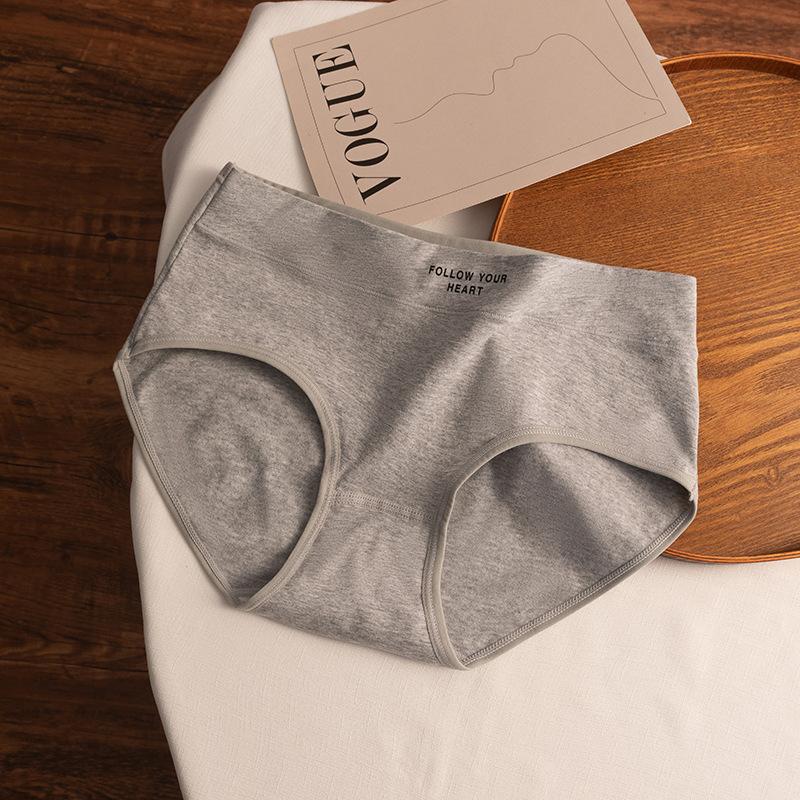 Women S Cotton Underwear Mid Waist Girl Style Antibacterial Crotch Daily Wear