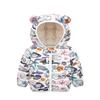 2025 Autumn/Winter Cartoon Style Kids' Down Cotton Jacket - Unisex Lightweight Baby Outerwear