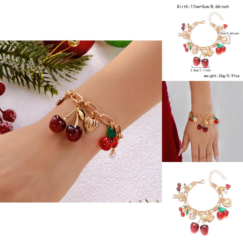 Cherry Blossom Alloy Jewelry With Butterfly Bow Pendant Accessory