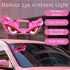 Wireless Solar Powered Demon Eye Car Light Suction Cup Smart LED Lights Cool EYE Ambient Lights