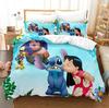 Copripiumino Cartoon Anime Matrimoniale King Size Set Biancheria da Letto Stampa Carina 3 Pezzi Biancheria da Letto Comoda per Bambini Contiene 2 Federe
