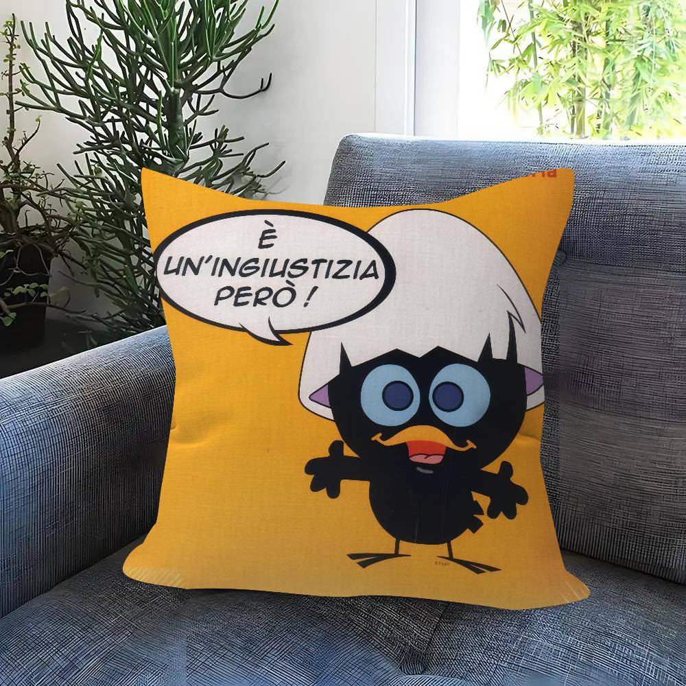 Cartoon CCalimero fun Pillowcase toon Gift Cushion Cover Bedroom Home Sofa Chair Seat Decor pillow case