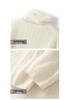 Lekasha Women's Pure Cashmere High Neck Jacquard Innerwear
