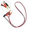Universal Test Clips Pure Copper Multimeter Test Hook Clips Electrical Test Wires Gold Plated For Multimeter Testing Circuit Diy
