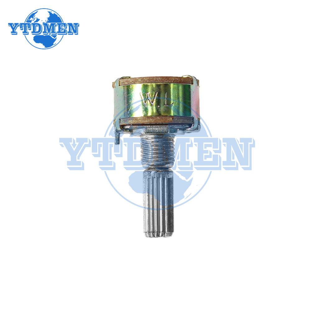 10PCS WH148 15mm/20mm 6pin Dual-gang Potentiometer 10K 1K 2K 5K 20K 50K 100K 250K 1M Variable Resistor for Audio Volume Control