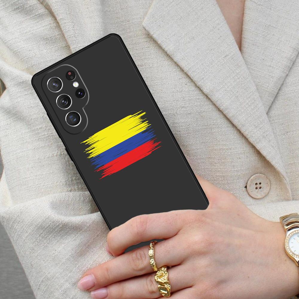 Colombia Flag SOFT Cell Phone Case for Samsung Galaxy S26 Ultra S25 S24 S23 S22 S21 S20 Note10 Cover