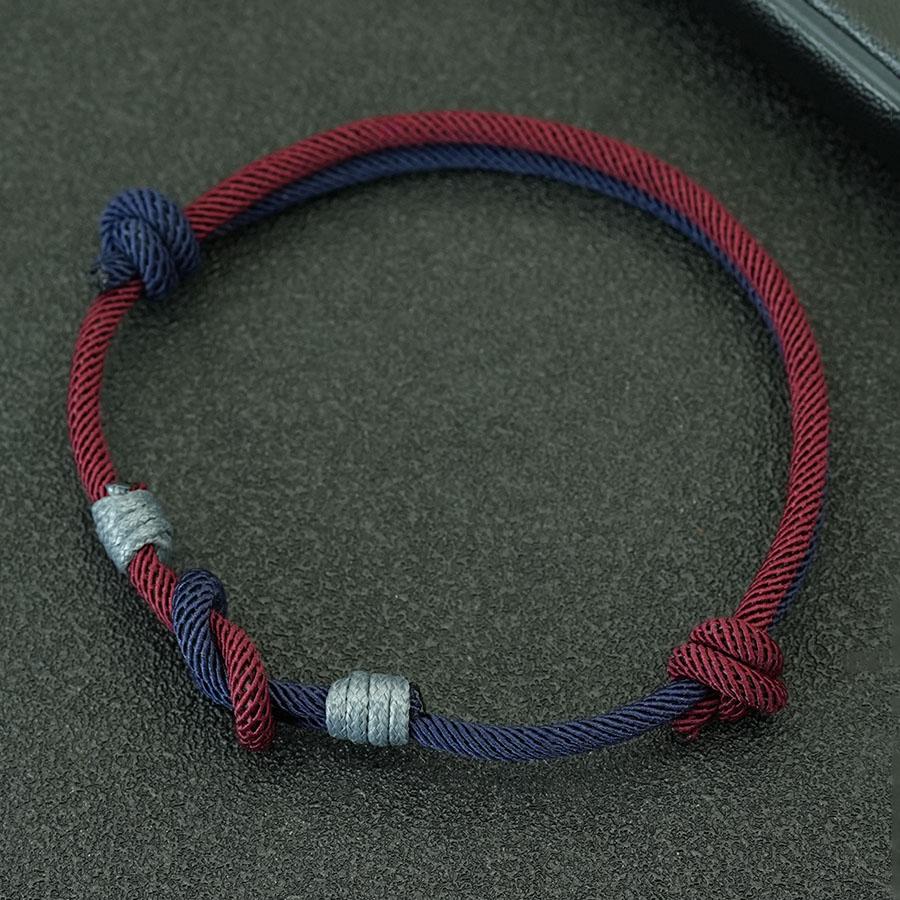 New Men Cord Bracelet Handmade Braided Adjustable Casual Wrist Accessories Perfect Gift For Him Sports Sweat Absorbent Braslet