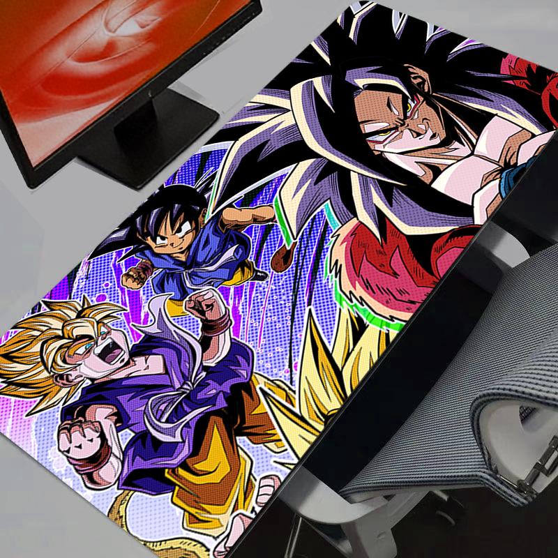 Dragon Ball Z DBZ Mouse Pad Large PC Computer Gamer Kawaii rug Gaming Accessories Mousepad Keyboard Desk Mat Carpet Table