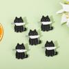 And Minimalist Contemporary Black Cat Brooch In Alloy Perfect For Trendy Accessories
