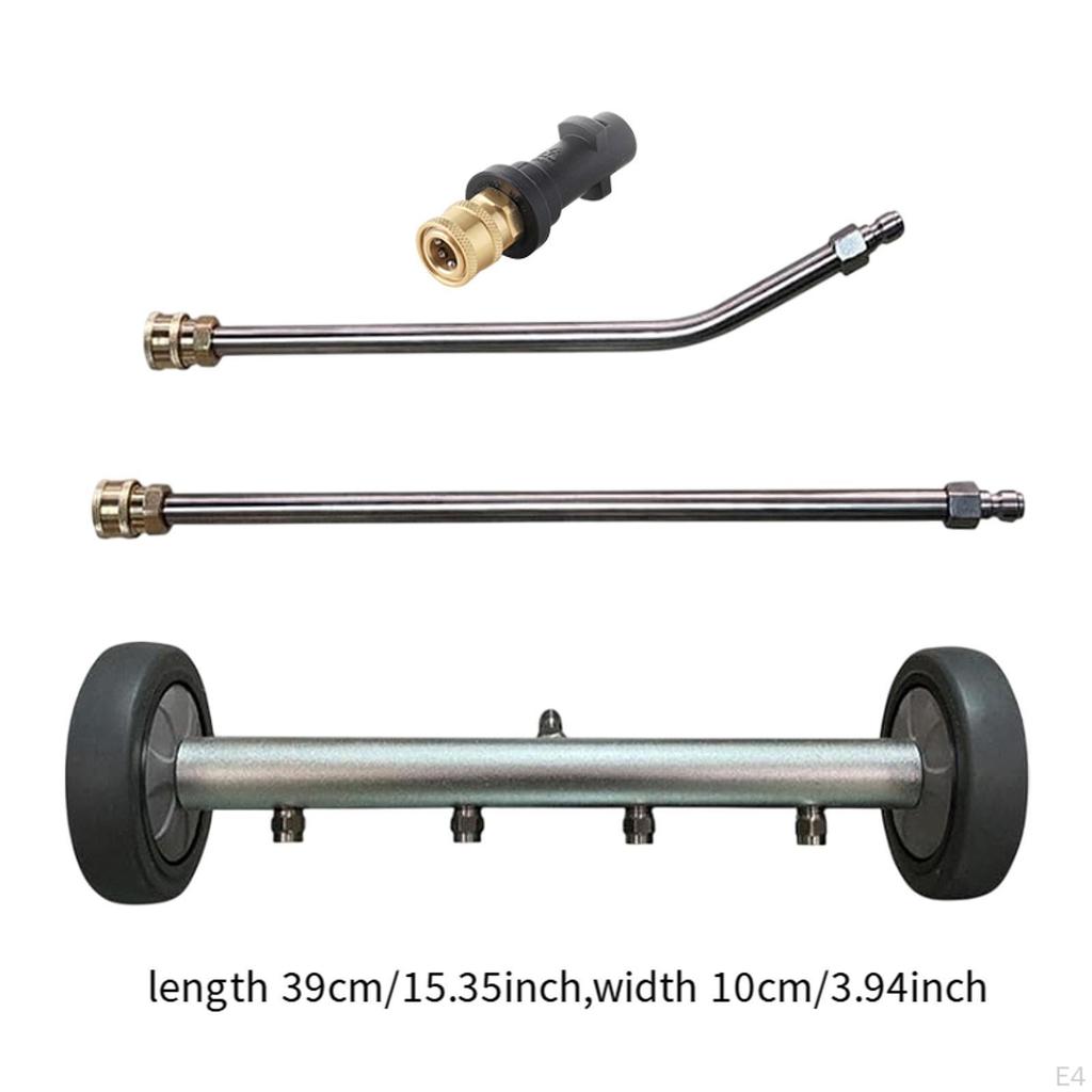 Pressure Undercarriage Cleaner 4000 PSI Multipurpose Premium Underbody Car Wash Water Broom Washer