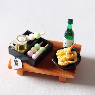 Mini 1/6 Scale Dollhouse Janpanese Sushi Food Kitchen Accessories Toy For Doll