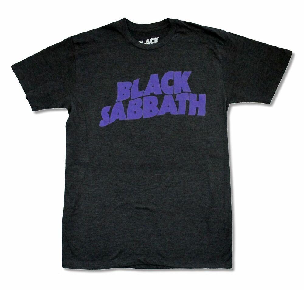 

Черные темно-серые футболки унисекс с логотипом Black Sabbath для взрослых