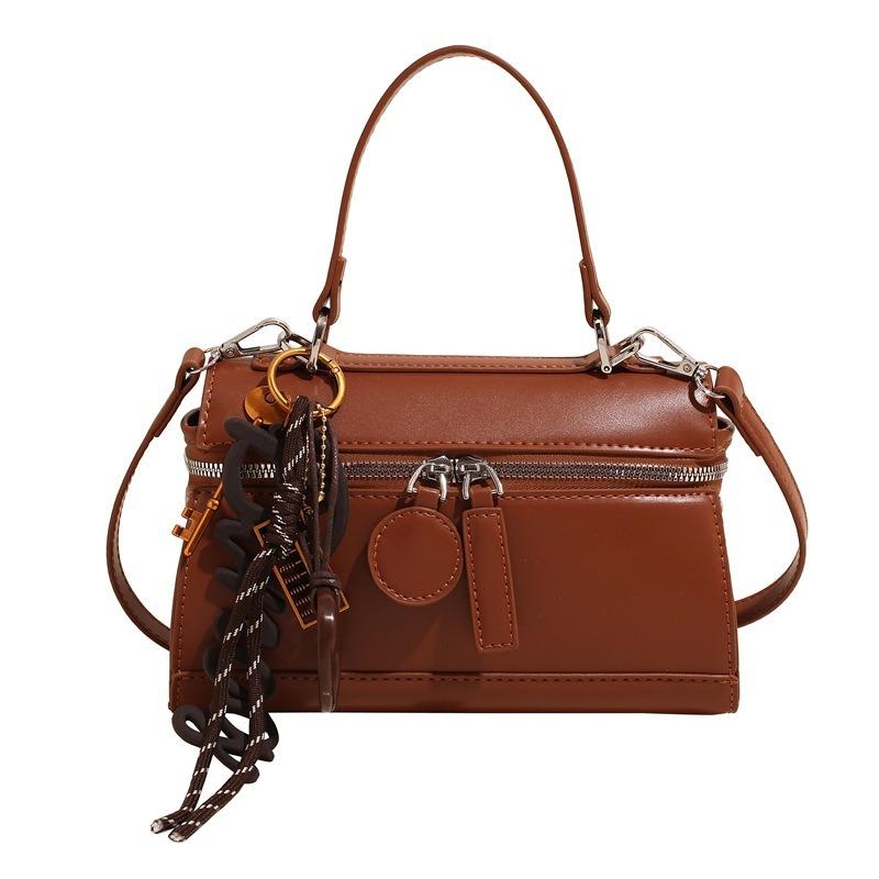 Fashion Women's Bag New Niche Design Portable Small Square Bag Simple Casual Versatile Shoulder Messenger Bag