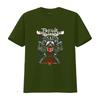 RARE Metalocalypse DETHKLOK Skull Blood Print 2XL Black Cotton T Shirt for Adult Swim Fans Vintage Washed Breathable Homme