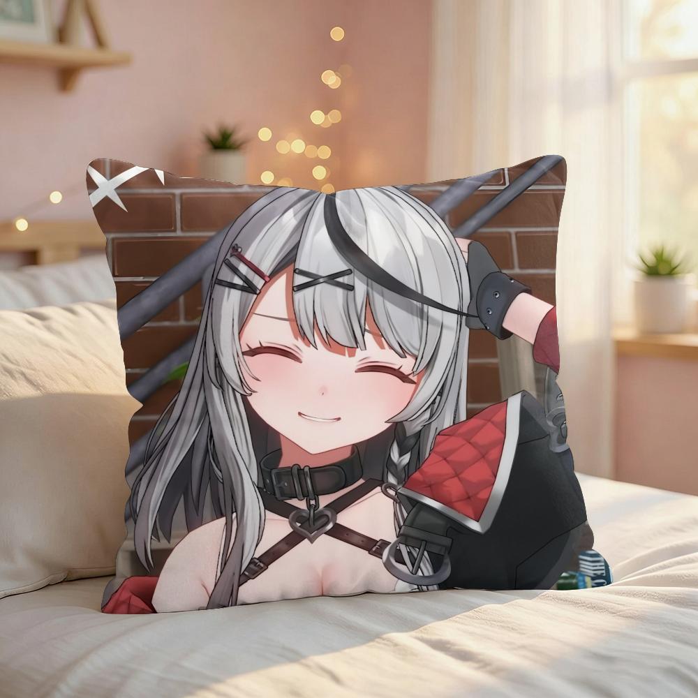Sakamata Chloe Cute GAME Cushion Cover Silky Short Plush Invisible Zipper Dustproof Sofa Pillow Case For Home Decor