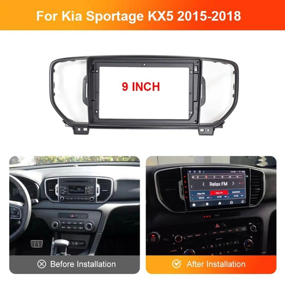 Canbus Kit Screens Navigation Fascia Dash Frame Adapter for KIA SPORTAGE KX5 2015-2018 Car Interior