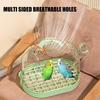 Breathable Bird Carrier Escape-Proof Buckle Parrots Carrying Case Bird Transport Cage  Small Bird
