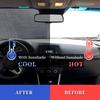 Luxury A-AbarthS-S Logo Car SunShade Visor Reusable Aluminum Foil UV Protector Suction Cups Heat Three-layer Insulation