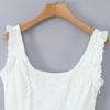 European and American style, new women's clothing, foreign style, classic, ruffle edge sleeveless mini dress