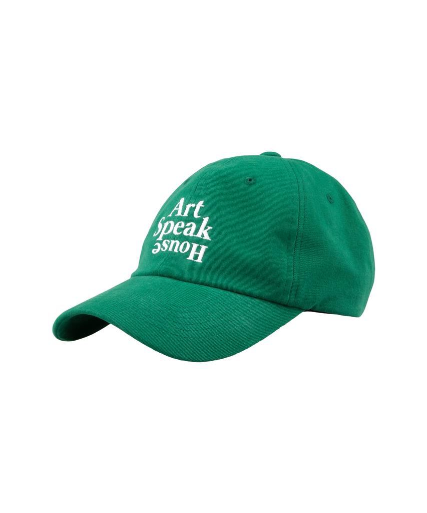 ART SPEAK HOUSE Play Ash Logo Ball Cap (Green)