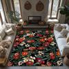 Floral Doormat Indoor Outdoor Rug Washable Welcome Mat Home Decor Entrance Floor Carpet Spring Blossom Pattern Area Rug Gift Ide