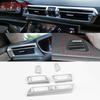 ABS Matte Car Accessories Side/Center Dashboard Air Conditioning AC Outlet Vent Frame Cover Trim For Peugeot 508 2019 2020 2021