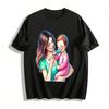 Warm Parent-child Tooth-brushing Print Adult T-shirt Pure Cotton T-shirt