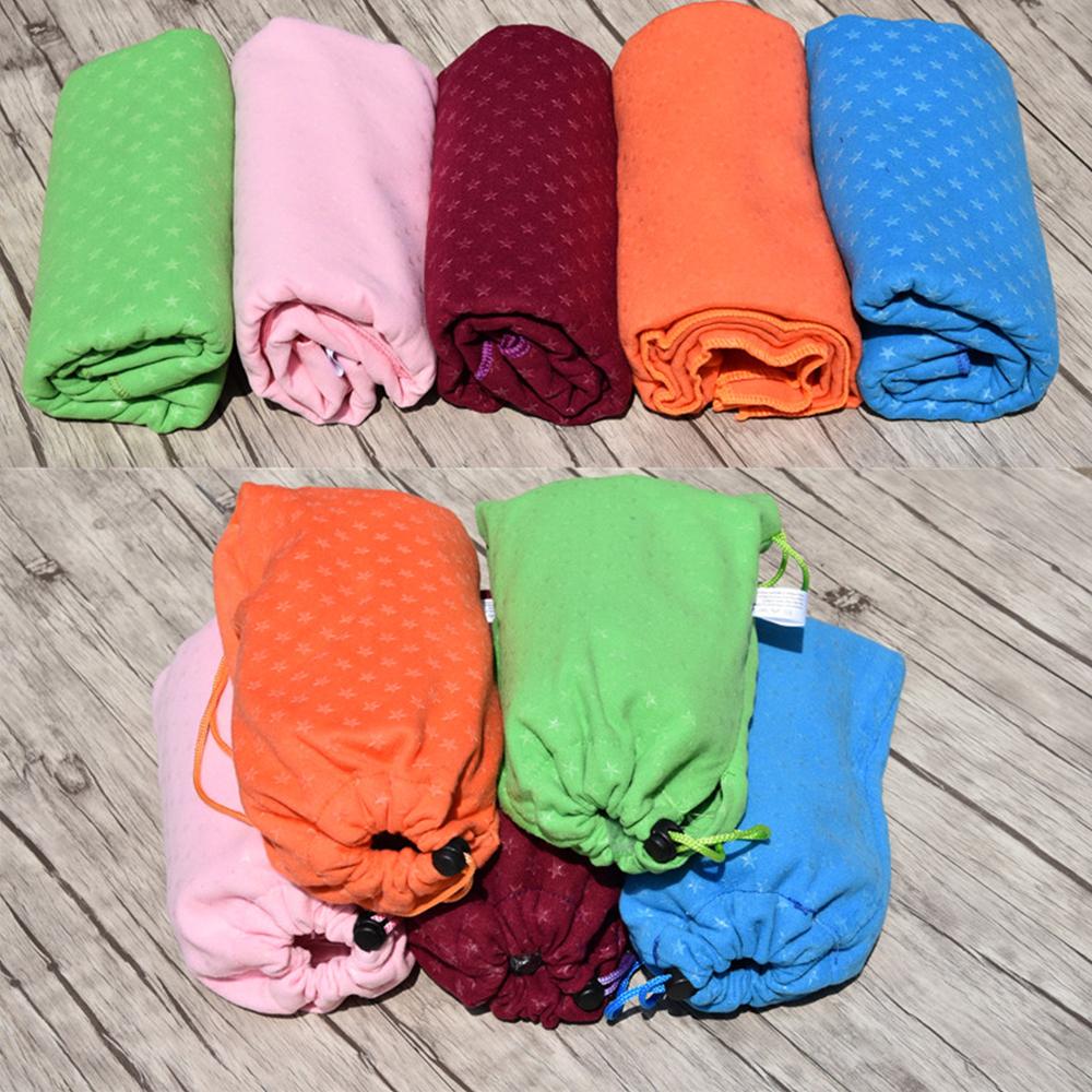 Star Pattern Yoga Towel Absorbent Yoga Blanket Non Slip Yoga Cloth for Pilates Yoga