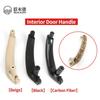 Beige Black  Car Left Right Interior Door Handle LHD Inner Door Panel Handle Pull Trim Cover For BMW X3 X4 F25 F26