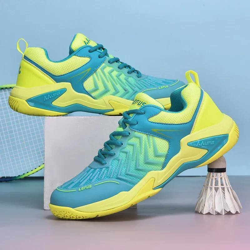 

Badminton Men Shoes Tennis Shoes Training Shoes Sneakers Sports Shoes Men Women Athletics Pickleball Volleyball Shoes 2025 New 36 бірюзові зелений колір