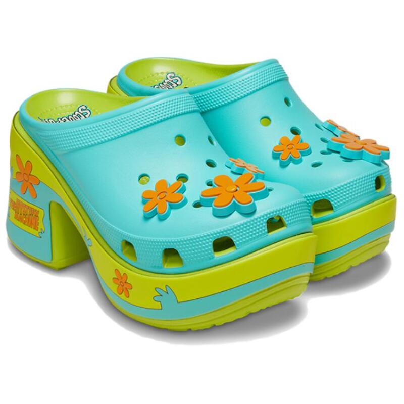 Crocs Comfortable and Versatile Hole Shoes Women's Teal