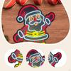Christmas Sign Light Up Wall Decor Cartoon Santa Claus Night for Living Room