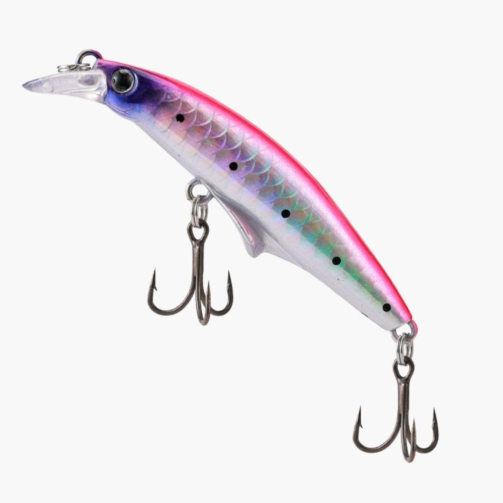 

6.8 см/ 8.4 см Жесткая приманка ABS Приманка для соленой воды Профессиональная тонущая Minnow pink-5g/6.8cm