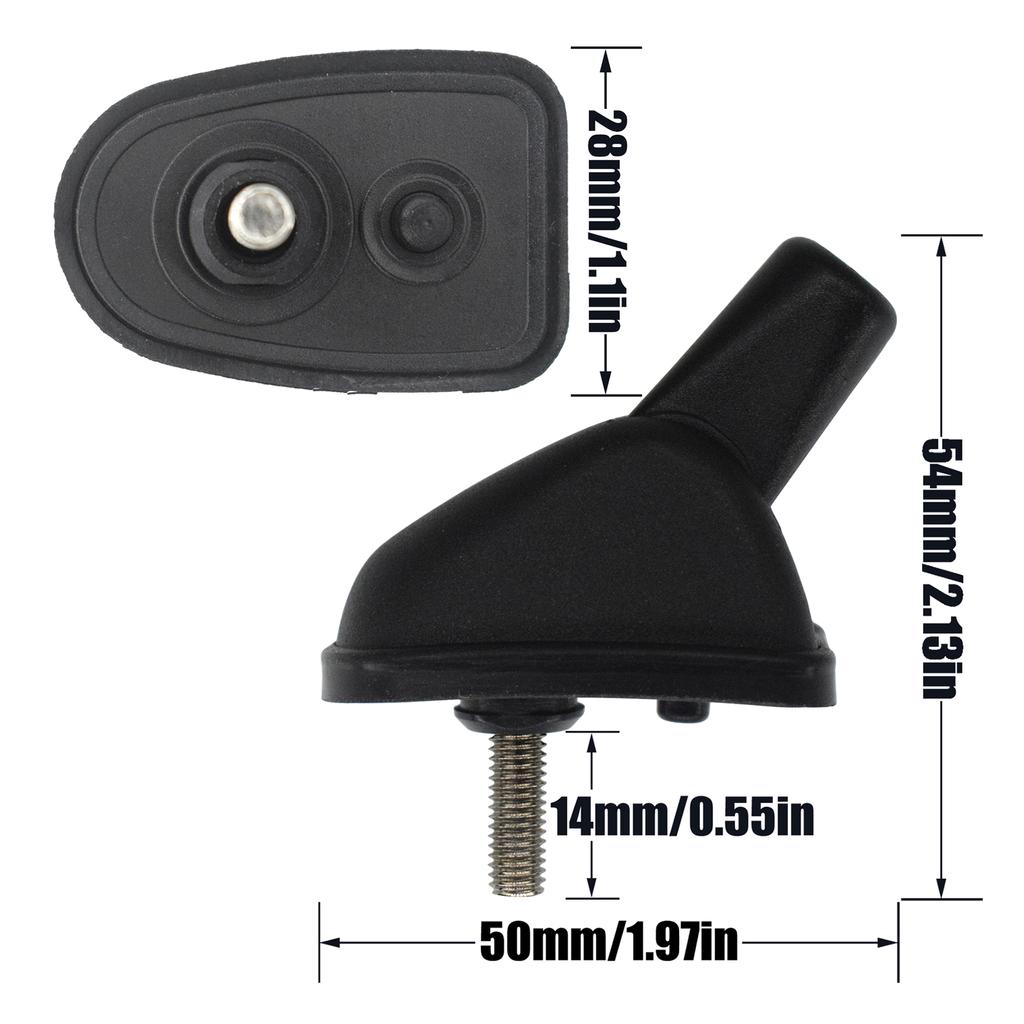 OEM 28216BC20A Car Exterior-Roof Loop Radio Antenna Pole-Base Mount Assy Ornament Compatible-For Micra 2001-2006 Durable