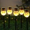 2025 Solar Christmas Garden Lights Halloween Decorative Ground Inserted Lights Festival Decorative Ambient Lights