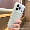 Liquid jelly magnetic attraction is suitable for iPhone17promax solid color mobile phone case Apple 16 simple skin feeling 15 anti-drop.