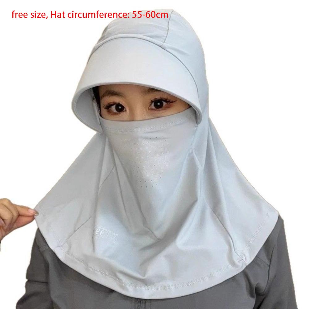 Breathable Visor Cap with Shawl Pullover Cap New Summer Cap  Unisex