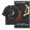 G Acid Washed Black Cotton Unisexs Streetwear COOLMIND  Graphic Tshirt   Big Size Cool Oneck Unisexs Tee Tshirt
