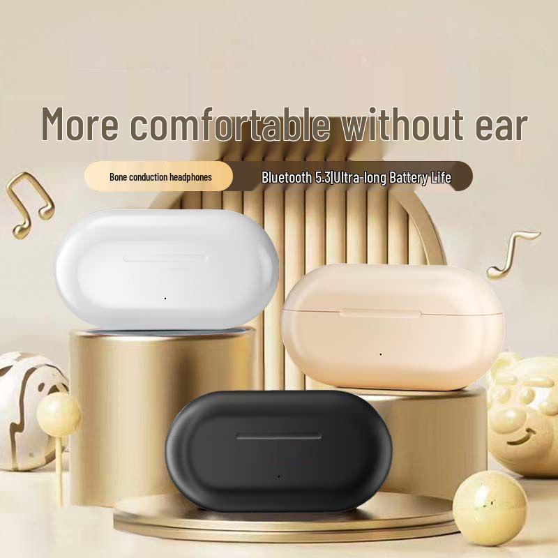 Bone Conduction Bluetooth Earbuds: Long Battery, Clear Calls, Painless, No Sound Leakage