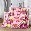 1Pc Simpsons Donut Blanket Soft And Comfortable Casual Warm Camping Travel Christmas Halloween Gift M921903