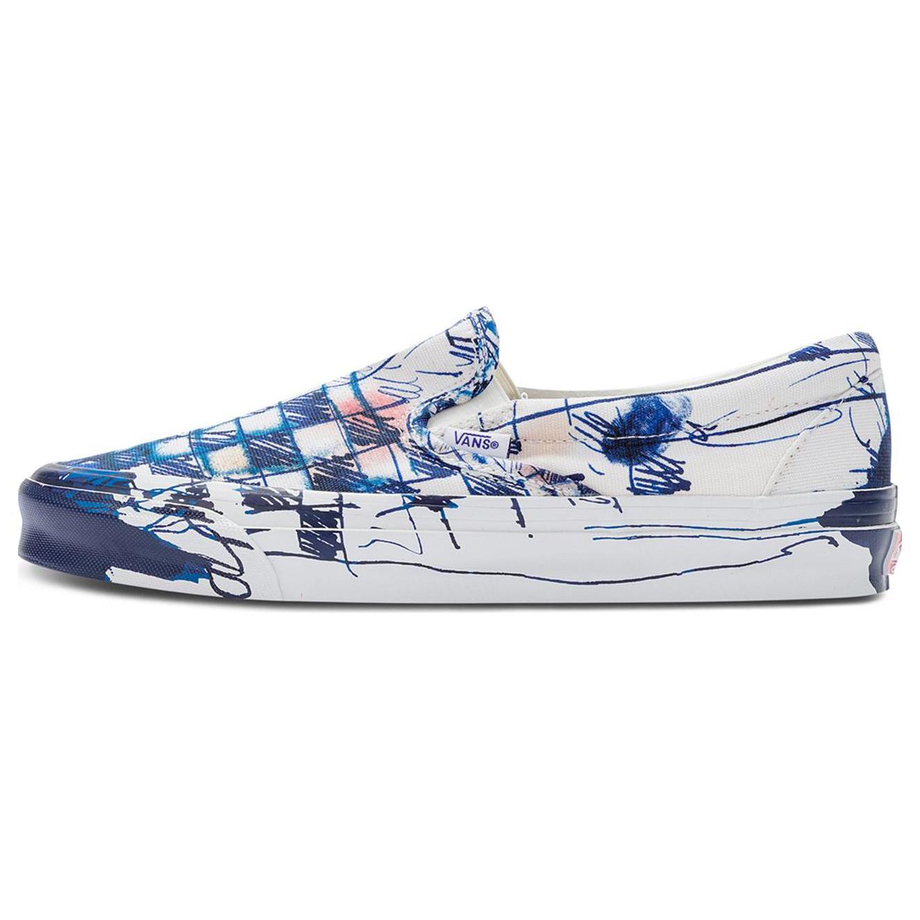 

Slip-On Connor Tingley x Slip-On Og Classic Vans Lx Checkerboard - White Blue VN0A45JK61P 41
