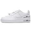 Air Force 1 LV8 3 Grade School 'Multiple Logos' (Unisex) White / White / Black Kids' Skateboarding Shoes CJ4092 100