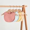 Crepe Six-Layer Solid Color All-Cotton Newborn U-Shaped Bib