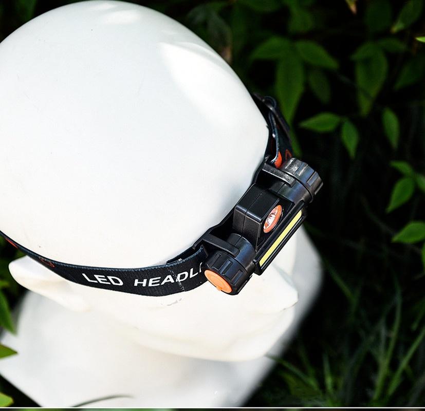 New Led Headlight Charging Waterproof Astigmatism Cob Headlight Outdoor Camping Multifunctional Headlights