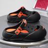 Hole Shoes Men's Summer Wear 2025 New Beach Platform Non-slip Deodorant Sandals Bag Head Half Slippers Men
