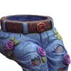 Blumentopf, Harz Pflanzgefäß Dekoration Kleidung Hose, Blaue Jeans Topf Gartenschmuck