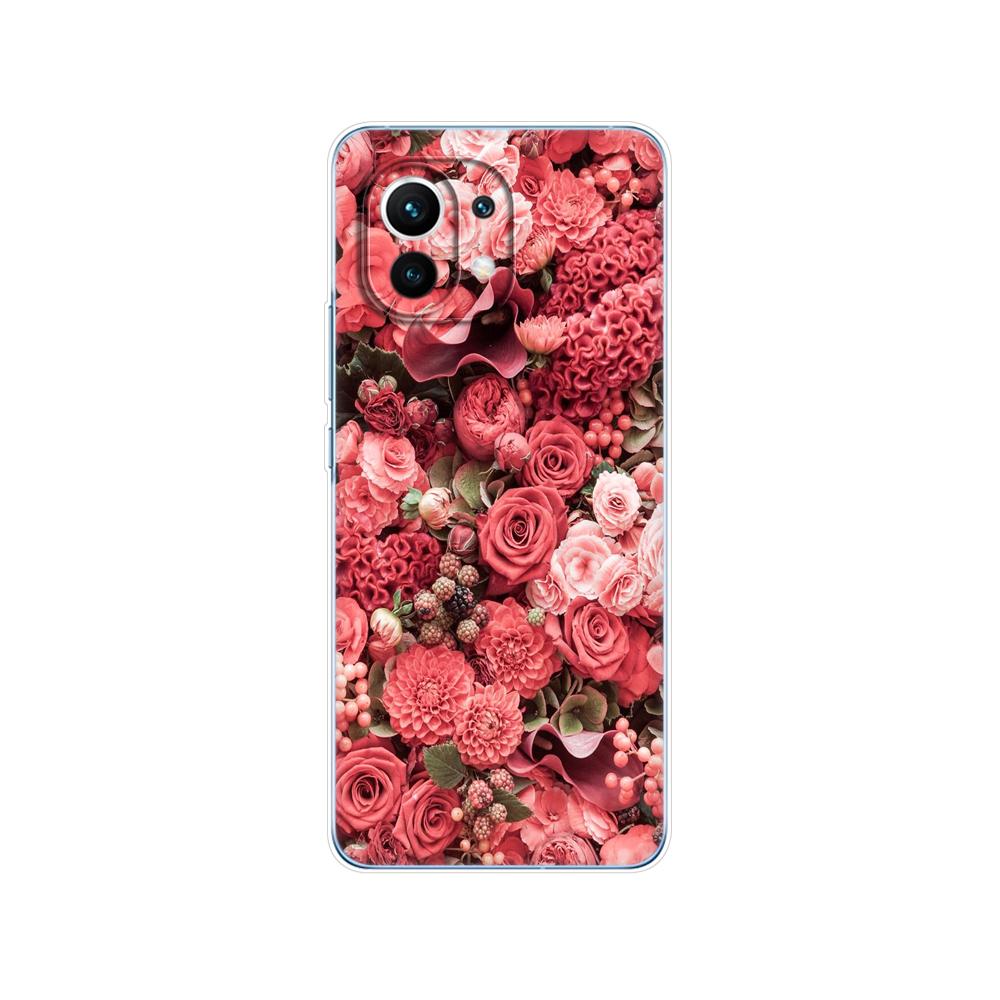 Für xiaomi Mi 11 | Mi 11 Lite 4G 5G NE| Mi 11i | Mi 11 Ultra Hülle Rückseite xiaomi11 i 11Lite Telefonhülle Xiomi Mi11Lite Silikon TPU