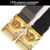 Mling Men's Elastic Canvas Tactical Belt