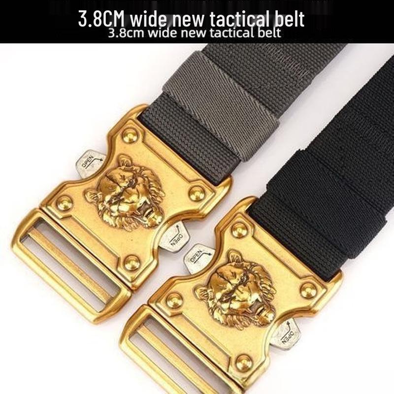 Mling Men's Elastic Canvas Tactical Belt