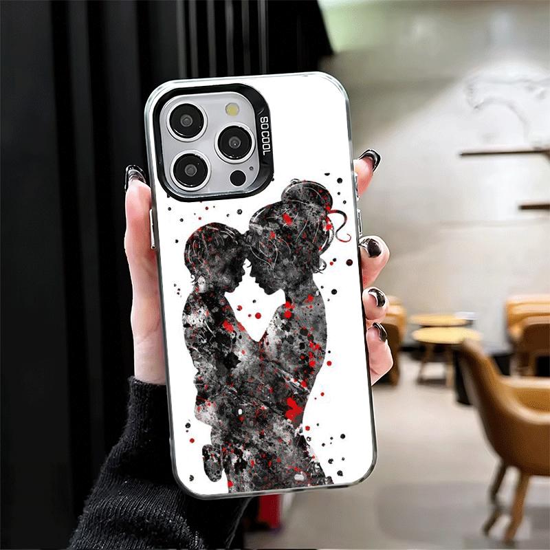 Mom Baby Girls Theme Soft Phone Case for iPhone 15 16 17 Pro Max 17Air 16E 14 Plus 13 12 Mini Shockproof Cover Back Shell